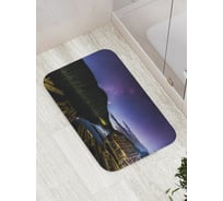 Коврик противоскользящий JoyArty "Вечер у реки" для ванной, сауны, бассейна, bath_18117