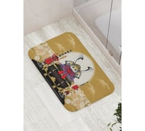 Коврик противоскользящий JoyArty "Доспехи самурая" для ванной, сауны, бассейна, bath_18297