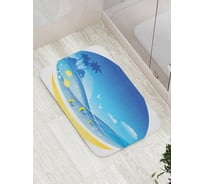 Коврик противоскользящий JoyArty "Морской круг" для ванной, сауны, бассейна, bath_18154