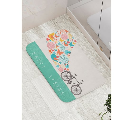 Коврик противоскользящий JoyArty "Романтический путь" для ванной, сауны, бассейна, bath_18250 1