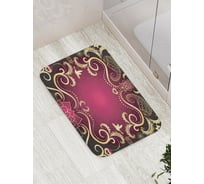 Коврик противоскользящий JoyArty "Гранатовый узор" для ванной, сауны, бассейна, bath_6634