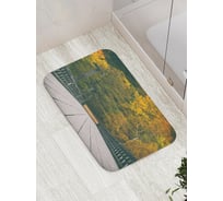 Коврик противоскользящий JoyArty "Деревянный мост" для ванной, сауны, бассейна, bath_6511