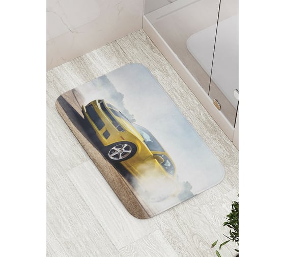 Коврик противоскользящий JoyArty "Мощный Мустанг" для ванной, сауны, бассейна, bath_17771