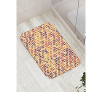 Коврик противоскользящий JoyArty "Цветной симметрический узор" для ванной, сауны, бассейна, bath_17140