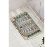 Коврик противоскользящий JoyArty "Старинные ставни" для ванной, сауны, бассейна, bath_18007