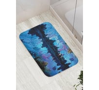 Коврик противоскользящий JoyArty "Светлая водная пещера" для ванной, сауны, бассейна, bath_14740