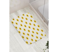 Коврик противоскользящий JoyArty "Цветочный узор" для ванной, сауны, бассейна, bath_14822