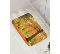 Коврик противоскользящий JoyArty "Осенний двор" для ванной, сауны, бассейна, bath_14900