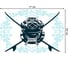 Коврик противоскользящий JoyArty "Водолазный шлем" для ванной, сауны, бассейна, bath_15656 3
