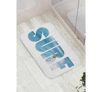 Коврик противоскользящий JoyArty "Любитель серфа" для ванной, сауны, бассейна, bath_15641