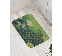 Коврик противоскользящий JoyArty "Дикие розы" для ванной, сауны, бассейна, bath_6884