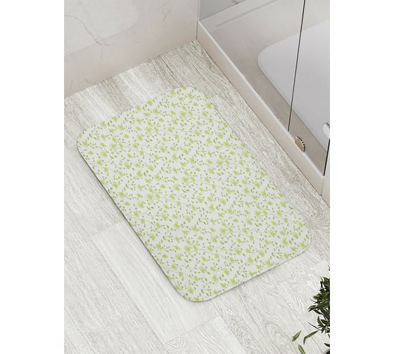 Коврик противоскользящий JoyArty "Спокойствие за цветами" для ванной, сауны, бассейна, bath_12348 1