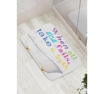 Коврик противоскользящий JoyArty "Лучше прими ванну" для ванной, сауны, бассейна, bath_7639