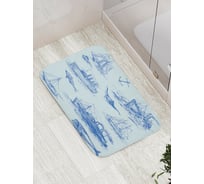 Коврик противоскользящий JoyArty "Морские исследователи" для ванной, сауны, бассейна, bath_12547