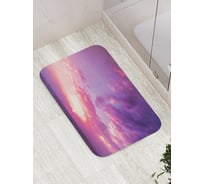 Коврик противоскользящий JoyArty "Чудесный закат" для ванной, сауны, бассейна, bath_13006