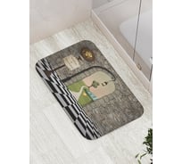 Коврик противоскользящий JoyArty "Тонкая тропа к дому" для ванной, сауны, бассейна, bath_14093