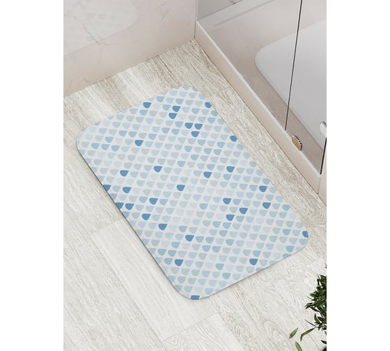 Коврик противоскользящий JoyArty "Сплошной ливень" для ванной, сауны, бассейна, bath_19795 1