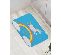 Коврик противоскользящий JoyArty "Мечты сбываются" для ванной, сауны, бассейна, bath_19534