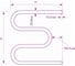 Полотенцесушитель Zox М 50x60 3/4'' 00001127 2
