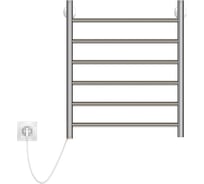 Электрический полотенцесушитель Zox ПРЯМОЙ ЛЦ 60х50 6 перекладин, левый кнопочный выкл, 255 Вт 541761