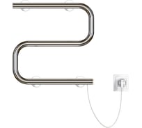 Электрический полотенцесушитель Zox S 40x60 кнопочный выкл, 146 Вт 541716