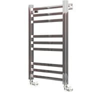 Полотенцесушитель Zox ЛЦ КВАДРО 80х50, 1/2 дюйма, 9 перекладин, универсальное подключение 541005