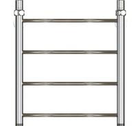 Полотенцесушитель Zox ЛЦ ВОЛНА 60х50, 1 дюйм, 4 перекладины, универсальное подключение 540647