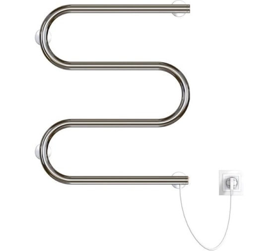 Полотенцесушитель MIXLINE SIMPLE M 60x50 кнопочный выкл, 192 Вт 556802