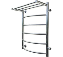 Полотенцесушитель Zox ЛЦ ДУГА 80х50х50, 1 дюйм, полка, 6 перекладин, полимер 539158