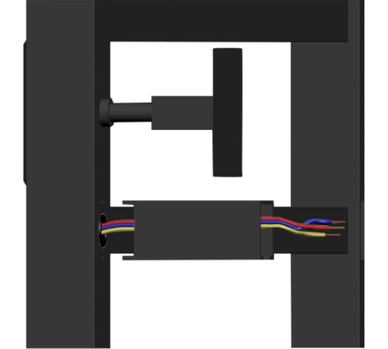 Полотенцесушитель MIXLINE FORTUNE 80x50 таймер, 425 Вт, 8 перекладин электрический ЧЕРНЫЙ 556380