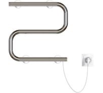 Полотенцесушитель MIXLINE SIMPLE S 40x40 кнопочный выкл, 100 Вт 556794