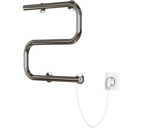 Полотенцесушитель MIXLINE SIMPLE S 40x40 кнопочный выкл, 100 Вт 556794