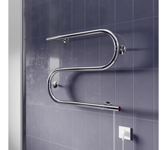 Полотенцесушитель MIXLINE SIMPLE S 40x50 кнопочный выкл, 130 Вт 556795