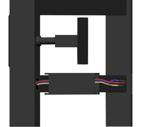 Полотенцесушитель MIXLINE FORTUNE 80x50 таймер, 560 Вт, 7 перекладин + полка, электрический ЧЕРНЫЙ 556430