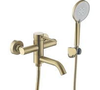 Смеситель для ванны, Лайнер/Vessel Gold, с аксессуарами, золото VODA VSL54AG