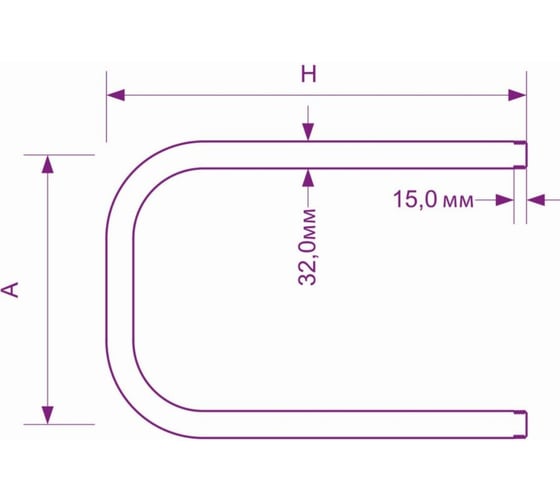 Полотенцесушитель Zox П 32x60 1'' полка 519300