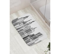 Коврик противоскользящий JoyArty "Высотные дома" для ванной, сауны, бассейна, bath_18086