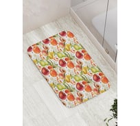 Коврик противоскользящий JoyArty "Фруктовый орнамент" для ванной, сауны, бассейна, bath_52364