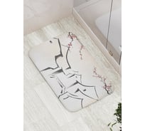 Коврик противоскользящий JoyArty "Теневые дома" для ванной, сауны, бассейна, bath_14940