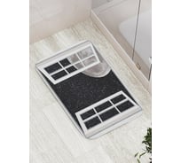 Коврик противоскользящий JoyArty "Космическое окно" для ванной, сауны, бассейна, bath_7355