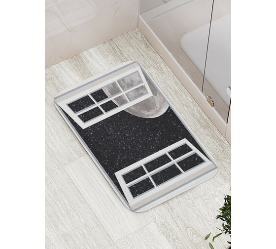 Коврик противоскользящий JoyArty "Космическое окно" для ванной, сауны, бассейна, bath_7355 1