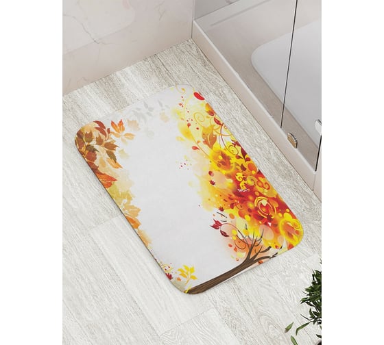 Коврик противоскользящий JoyArty "Расцвет фантазии" для ванной, сауны, бассейна, bath_3991