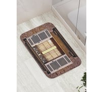 Коврик противоскользящий JoyArty "Эффектное окно" для ванной, сауны, бассейна, bath_14193