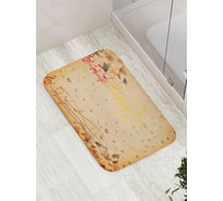 Коврик противоскользящий JoyArty "Ноты природы" для ванной, сауны, бассейна, bath_4869