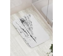 Коврик противоскользящий JoyArty "Сосновый лес" для ванной, сауны, бассейна, bath_18173