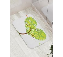 Коврик противоскользящий JoyArty "Любовное дерево" для ванной, сауны, бассейна, bath_13444