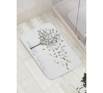 Коврик противоскользящий JoyArty "Денежные листья" для ванной, сауны, бассейна, bath_6612