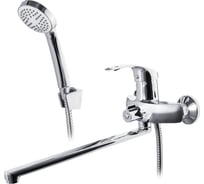 Смеситель для ванны Ekko длинный излив, переключатель в корпусе E22021