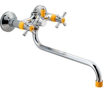 Смеситель для ванны Ekko длинный излив, с цветными вставками E22118-9