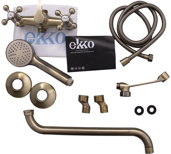 Смеситель для ванны Ekko длинный излив E26019-4